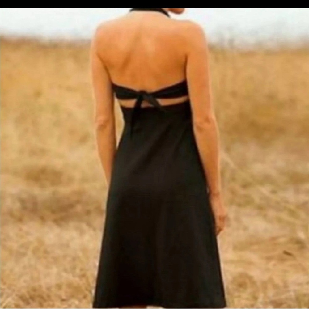 Patagonia Black Halter Midi Sundress